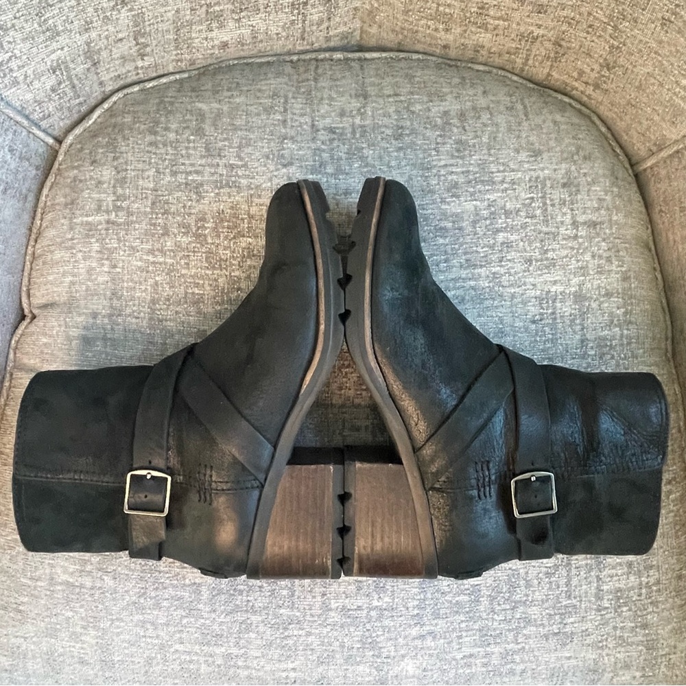 Sorel Boots Women Size 8M Black Cate Waterproof Leather Harness Buckle Zip - Picture 6 of 13